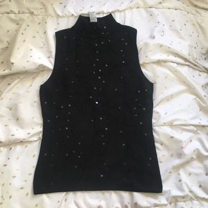 COPY - Jeffrey and Dara by Tom Barra Turtleneck w Sequins